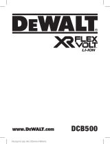 DeWalt XR FLEX VOLT LI-ION DCB500-XE Handleiding