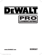 DeWalt Pro Landscaping DCM587 Handleiding