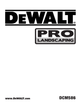 DeWalt Pro Landscaping DCM586 Handleiding