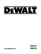 DeWalt DW331 Handleiding