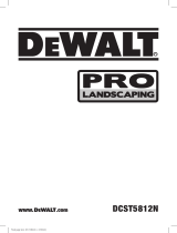 DeWalt DCST5812N Handleiding