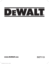 DeWalt D27113 Handleiding