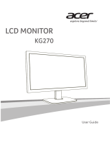 Acer KG270 Snelstartgids