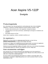 Acer Aspire V5-122P Snelstartgids