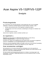 Acer Aspire V5-132P Snelstartgids
