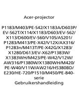 Acer P1380W Gebruikershandleiding