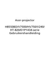 Acer V7500 Handleiding