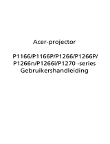 Acer P1266 Gebruikershandleiding