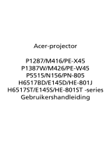 Acer P1287 Handleiding