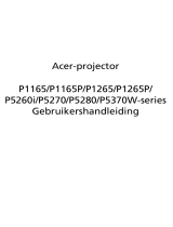 Acer P1165 Gebruikershandleiding