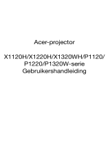 Acer X1320WH Gebruikershandleiding
