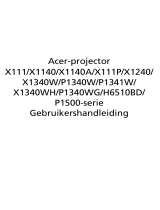 Acer P1500 Handleiding