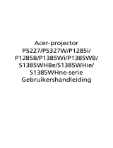 Acer P1385WB Gebruikershandleiding