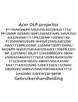 Acer X1123H Handleiding