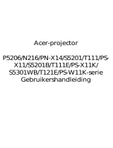 Acer P5206 Gebruikershandleiding