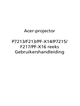 Acer P7215 Gebruikershandleiding