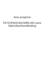 Acer P3251 Gebruikershandleiding