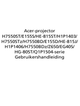 Acer H7550BDz Gebruikershandleiding