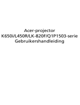 Acer K650i Gebruikershandleiding