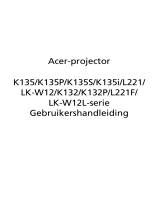 Acer K132 Handleiding