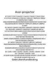 Acer X117H Handleiding
