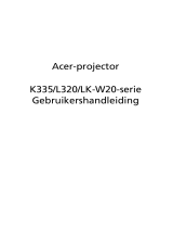 Acer K335 Gebruikershandleiding