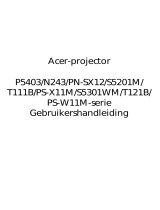 Acer S5301WM Gebruikershandleiding