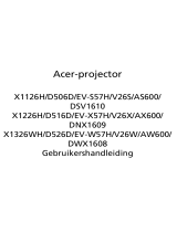 Acer X1326WH Gebruikershandleiding