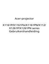 Acer X1161Pn Gebruikershandleiding