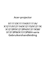 Acer X1213P Gebruikershandleiding