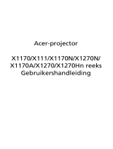 Acer X1270 Gebruikershandleiding