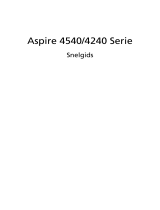 Acer Aspire 4540G Snelstartgids