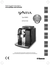 Saeco SYNTIA HD8833 de handleiding
