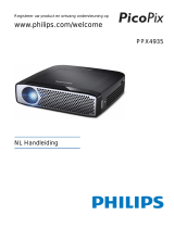Philips PPX 4935 Picopix Handleiding
