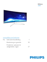 Philips 349X7FJEW Curved UltraWide LCD-scherm Handleiding