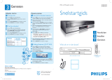 Philips DVDR3510V/31 Snelstartgids