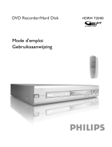 Philips DVDR725 Handleiding
