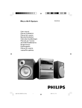 Philips mcm 510 Handleiding
