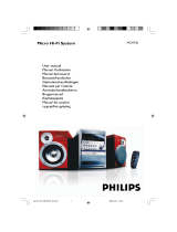 Philips mcm 720 Handleiding