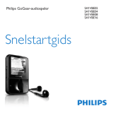 Philips SA1VBE08K/02 Snelstartgids