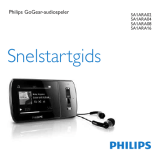 Philips SA1ARA16K/02 Snelstartgids