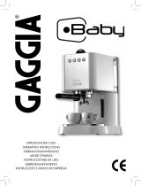 Gaggia RI9301 Gaggia Baby Handleiding