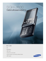 Samsung SGH-J800 Snelstartgids