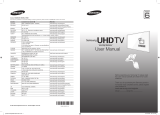 Samsung TV LED 50’’, UHD/4K, Smart TV, 200Hz CMR - UE50HU6900 Snelstartgids