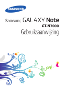Samsung GT-N7000 Handleiding