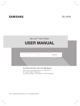 Samsung BD-J6300 Snelstartgids