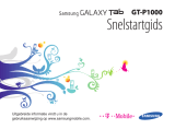 Samsung GT-P1000 Snelstartgids