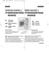 Samsung VP-M2050S Handleiding
