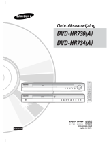 Samsung DVD-HR734A Handleiding