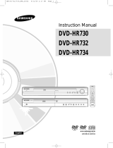 Samsung DVD-HR730 Handleiding